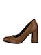 S.Oliver Leather Brown Heels