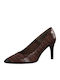 Pointed Toe Brown Heels