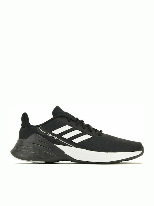 Adidas Response SR Black Ανδρικά Αθλητικά Παπούτσια Running Μαύρα