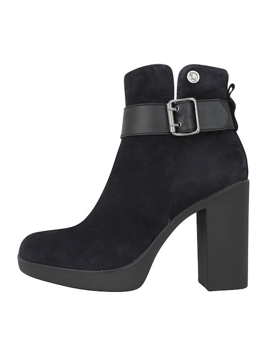 U.S. Polo Assn. Sibyl Suede Women's Ankle Boots Black