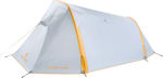 Ferrino Lightent Pro 2 Camping Tent Climbing Gray with Double Cloth 4 Seasons for 2 People Waterproof 3000mm 120x225x100cm