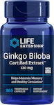 Life Extension Ginkgo Biloba Certified Extract 120mg 365 capsule veget