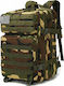 Mcan Tactical Backpack Military Pouch Chest Woodland 45lt