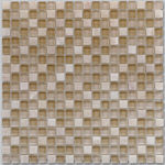 Ravenna Glass Cotto Wall Interior Matte Glass Tile 30.5x30.5cm Brown