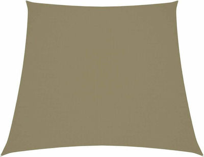 vidaXL Sonnensegel Beige 3x5m