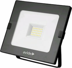 Avide Waterproof LED Flood Light 20W Cold White 6400K IP65