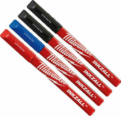 Milwaukee Inkzall Permanent Markers Multicolour 4pcs