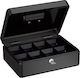 Basi Cash Box with Lock Black GK10