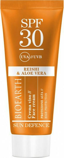 Bioearth Reish & Aloe Vera Αντηλιακή Κρέμα Προσώπου SPF30 50ml