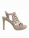 Pierre Cardin 0005 Leder Damen Sandalen in Gold Farbe