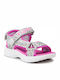 Skechers Παιδικά Πέδιλα Glittery Glam Ασημί 302965L/SLHP