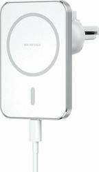 WK Handy-Halterung mit MagSafe kabellosem Laden Weiß