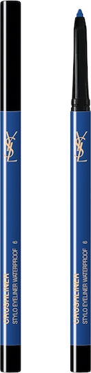 Ysl Crushliner Stylo Waterproof Long Wear Precise Eyeliner 6 Bleu Enigmatique