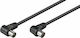 ATC Καλώδιο Κεραίας Coax male - Coax female Μαύρο 1.5m (03.003.0105)