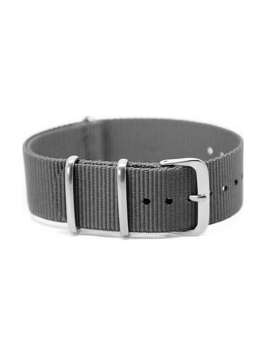 Strap NATO Grey Fabric 18mm