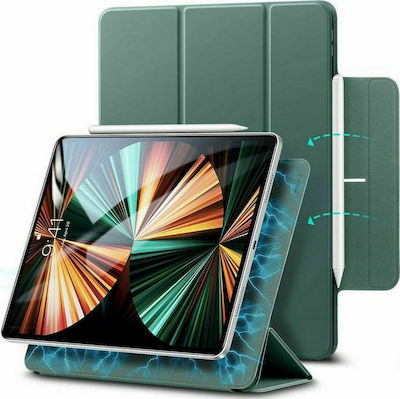 ESR Rebound Magnetic Flip Cover Piele artificială Pădure verde (iPad Pro 2020 11" / iPad Pro 2021 11")
