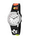 Kikou Kids Analog Watch with Rubber/Plastic Strap Black