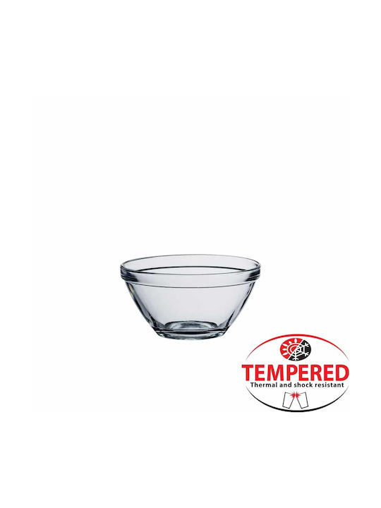 Bormioli Rocco Pompei Müslischüssel Rund Glas Transparent mit Durchmesser 10.5cm 6Stück