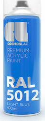 Cosmos Lac Spray Vopsea Premium Acrilic Albastru Deschis RAL 5012 400ml