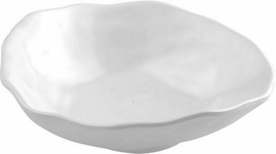 Servewell Matte Σαλατιέρα Μελαμίνης Λευκή 23x23cm