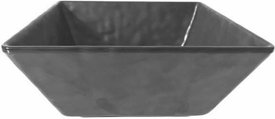 Servewell Matte Salatschüssel Glas Black 24.1x24.1cm 1Stück