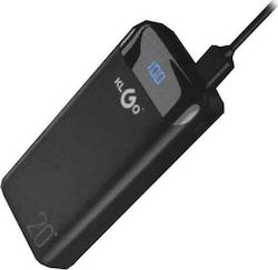 KLGO KP-89 Power Bank 20000mAh cu Port USB-A Negru