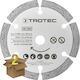 Trotec Set Blades Circular Saw diamond Cutting Disc Construction Materials Hole Diameter 89mm 2pcs