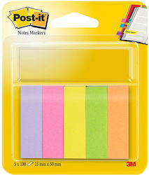 3M Post-it Αυτοκόλλητοι Σελιδοδείκτες 5τμχ