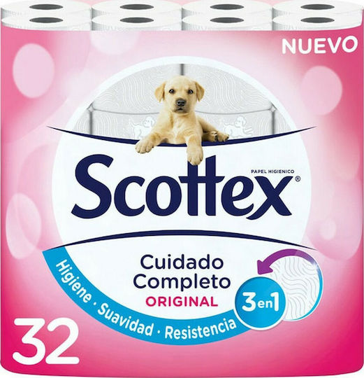 Scottex Toilet Paper Original 32 Rolls 2-Ply