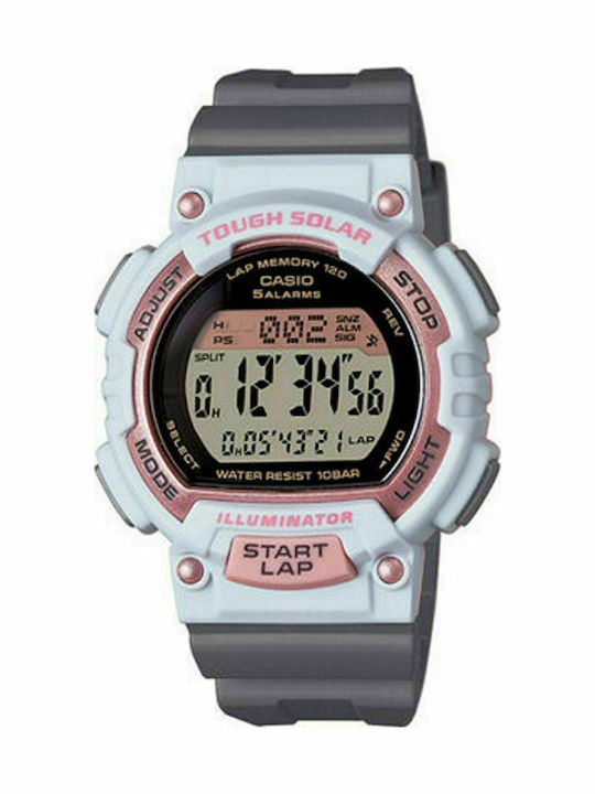Casio Дигитален Мъжки Часовник 43мм Слънчев със...