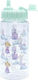 iDrink Princess Kids Water Bottle Plastic with Straw 400ml