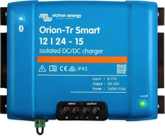 Victron Energy Orion-Tr Smart 12/24-10 Isolated Voltage Converter DC/DC 12V to 24V