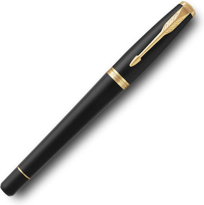 Parker Core Muted Black GT Stilou Mediu Negru cu Negru Cerneală