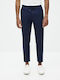 Romero3 Trousers in Regular Fit Navy Blue