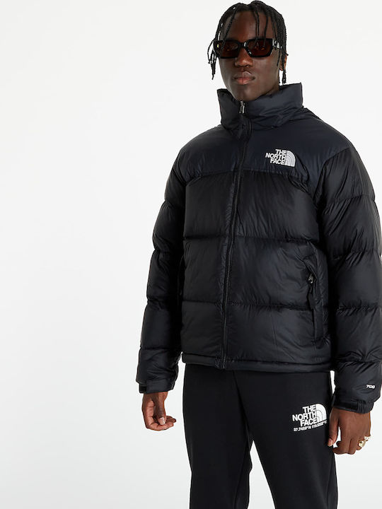 1996 Retro Nuptse Geacă Iarnă Puffer Neagră