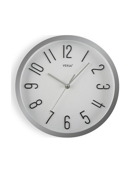 BigBuy Wall Clock Plastic Ø30cm