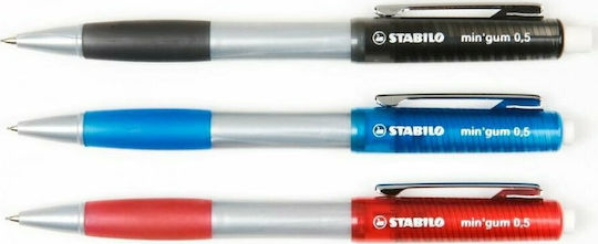 Stabilo Min'gum Μηχανικό Μολύβι 0.5mm με Γόμα (Διάφορα Χρώματα)