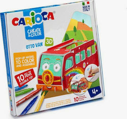 Carioca Create & Color Σετ Ζωγραφικής 10τμχ Carioca Create & Color Σετ Ζωγραφικής 10τμχ