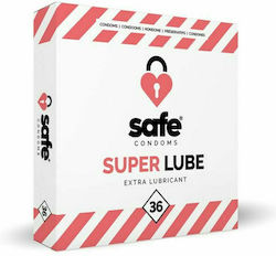 Safe Condoms Super Lube Condoms 36pcs