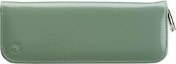 Pelikan Leather Pen Holder Suitable for 2 Pens Green