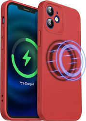 ESR Cloud Umschlag Rückseite Silikon Rot (iPhon...
