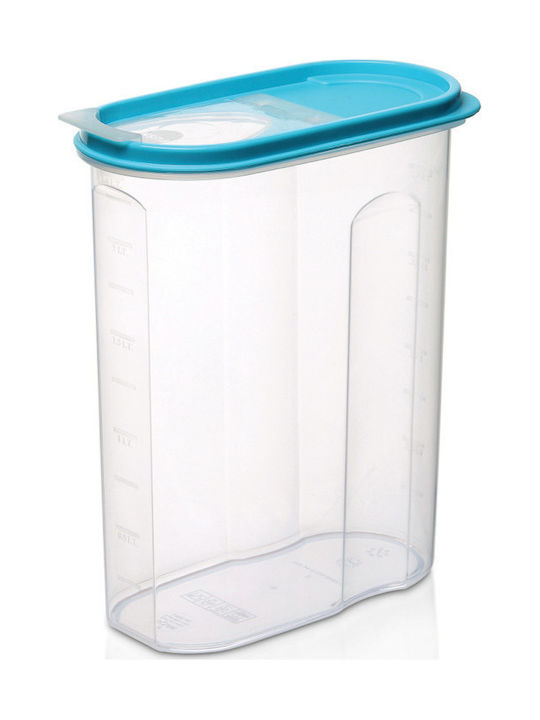 Viosarp Lunch Box Plastic Blue 2400ml 1pcs