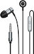 Remax RM-630 In-ear Handsfree με Βύσμα 3.5mm Μαύρο