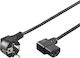Goobay Schuko - IEC C13 Cable 5m Μαύρο 93119