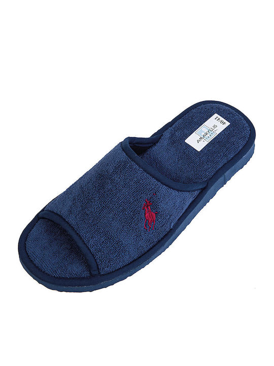 Amaryllis Slippers 53312 Men's Terry Slippers B...
