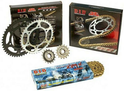 DID Chain & Sprocket Kit (16-43-530ZVM-X) for Yamaha YZF-R1 98'-03'