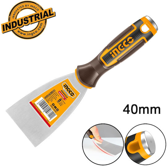 Ingco Spatula Inox 40mm with Plastic Handle HPUT08040