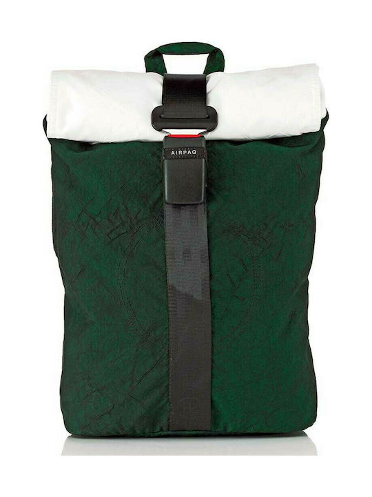 Airpaq Classiq 2.0 Rolltop Fabric Backpack Green 21lt
