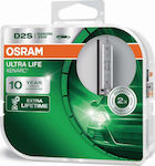 Osram Lamps Car Ultra Life Xenarc D2S Xenon 4300K Natural White 35W 2pcs