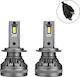 NovSight Lamps Car H7 LED 6500K Cold White 12-24V 120W 2pcs